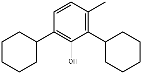 2,6-dicyclohexyl-m-cresol Structure