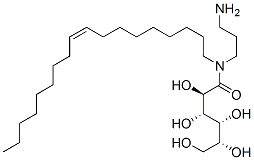 N-(3-aminopropyl)-N-(Z)-octadec-9-en-1-yl-D-gluconamide Structure