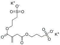 BIS(3-SULFOPROPYL) ITACONATE, DIPOTASSIUM SALT Structure