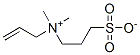 allyldimethyl(3-sulphonatopropyl)ammonium  Structure