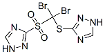 3-[[dibromo(1H-1,2,4-triazol-3-ylsulphonyl)methyl]thio]-1H-1,2,4-triazole 구조식 이미지