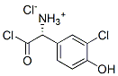 (R)-[2-chloro-1-(3-chloro-4-hydroxyphenyl)-2-oxoethyl]ammonium chloride Structure