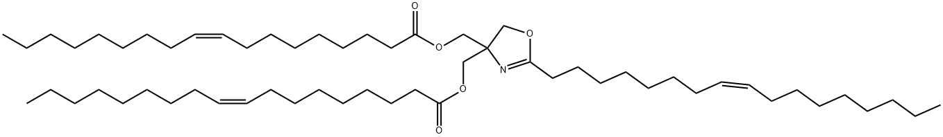 (Z)-[2-(heptadec-8-enyl)(5H)-oxazol-4-ylidene]bis(methylene) dioleate  Structure