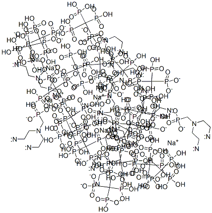 nonasodium hydrogen [[(phosphonatomethyl)imino]bis[ethane-2,1-diylnitrilobis(methylene)]]tetrakisphosphonate Structure