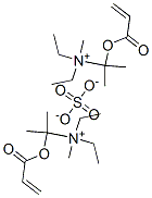 diethylmethyl[1-methyl-1-[(1-oxoallyl)oxy]ethyl]ammonium sulphate Structure