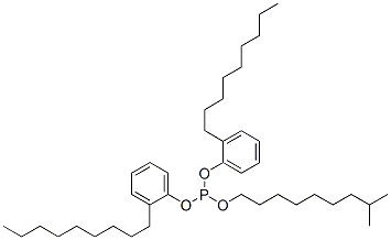 isodecyl bis(nonylphenyl) phosphite Structure