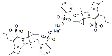 disodium (sulphonatophenoxy)tetrapropylenebenzenesulphonate Structure