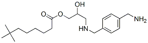 3-[[[4-(aminomethyl)phenyl]methyl]amino]-2-hydroxypropyl neodecanoate  Structure