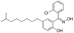 2'-chloro-2-hydroxy-5-isononylbenzophenone oxime Structure