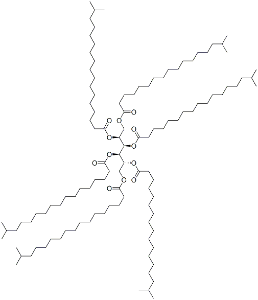 D-glucitol hexaisostearate Structure