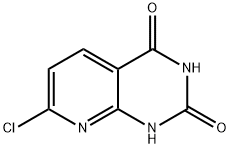 7-클로로피리도[2,3-d]피리미딘-2,4-디올 구조식 이미지