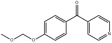 [4-(METHOXYMETHOXY)PHENYL](PYRIDIN-4-YL)메타논 구조식 이미지