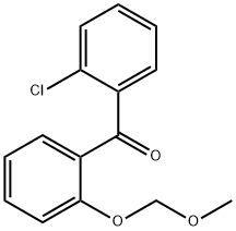 (2-CHLOROPHENYL)[2-(METHOXYMETHOXY)PHENYL]METHANONE Structure