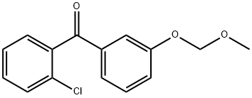 (2-CHLOROPHENYL)[3-(METHOXYMETHOXY)PHENYL]METHANONE Structure