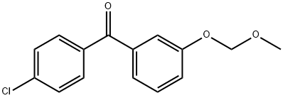 (4-CHLOROPHENYL)[3-(METHOXYMETHOXY)PHENYL]METHANONE Structure