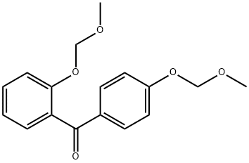 [2-(METHOXYMETHOXY)PHENYL][4-(METHOXYMETHOXY)PHENYL]METHANONE Structure