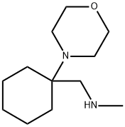 N-메틸-1-(1-모르폴린-4-일시클로헥실)메탄아민 구조식 이미지