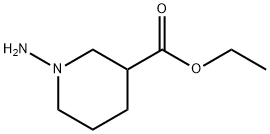1-AMINO-PIPERIDINE-3-CARBOXYLIC ACID ETHYL ESTER Structure