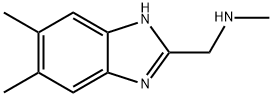 N-[(5,6-dimethyl-1H-benzimidazol-2-yl)methyl]-N-methylamine Structure