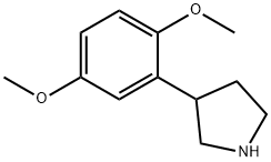 3-(2,5-dimethoxyphenyl)pyrrolidine Structure