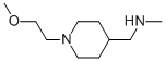 1-[1-(2-METHOXYETHYL)PIPERIDIN-4-YL]-N-METHYLMETHANAMINE Structure