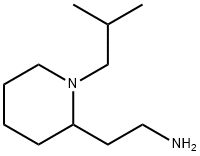 2-(1-이소부틸피페리딘-2-일)에탄아민 구조식 이미지