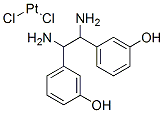 dichloro(1,2-bis(3-hydroxyphenyl)ethylenediamine)platinum II Structure