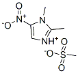 1,2-dimethyl-5-nitro-1H-imidazolium methanesulphonate Structure