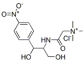 [2-[[2-hydroxy-1-(hydroxymethyl)-2-(4-nitrophenyl)ethyl]amino]-2-oxoethyl]trimethylammonium chloride Structure