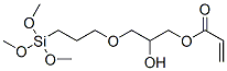 2-hydroxy-3-[3-(trimethoxysilyl)propoxy]propyl acrylate Structure