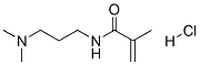 N-[3-(dimethylamino)propyl]methacrylamide monohydrochloride Structure