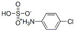 4-클로로아닐리늄황산수소염 구조식 이미지