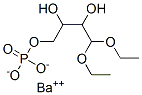 barium 4,4-diethoxy-2,3-dihydroxybutyl phosphate Structure