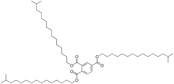 triisohexadecyl benzene-1,2,4-tricarboxylate Structure