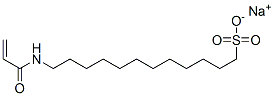 나트륨[(1-옥소알릴)아미노]도데칸-1-술포네이트 구조식 이미지