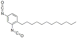 6-dodecyl-1,3-phenylene diisocyanate Structure