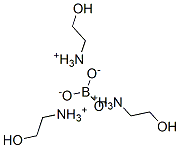 tris[(2-hydroxyethyl)ammonium] orthoborate Structure