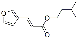3-methylbutyl 3-(3-furyl)acrylate Structure