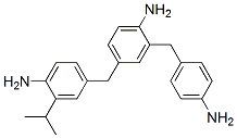 4-[(4-amino-3-isopropylphenyl)methyl]-2-[(4-aminophenyl)methyl]aniline 구조식 이미지