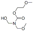 2-methoxyethyl (hydroxymethyl)(methoxymethyl)-carbamate Structure