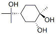 [1R,2R,4R,(+)]-4α-(1-Hydroxy-1-methylethyl)-1-methyl-1β,2α-cyclohexanediol 구조식 이미지