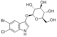 5-BROMO-6-CHLORO-3-INDOXYL-BETA-D-글루코피라노사이드 구조식 이미지