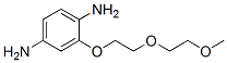 2-[2-(2-methoxyethoxy)ethoxy]benzene-1,4-diamine Structure