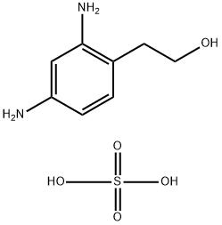 4-(2-hydroxyethyl)-m-phenylenediammonium sulphate Structure