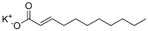 potassium undecenoate Structure