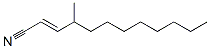 4-methyldodecene-1-nitrile Structure