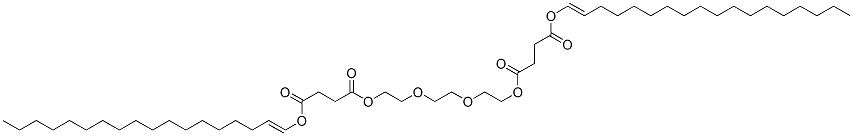 dioctadecenyl-4,15-dioxo-5,8,11,14-tetraoxaoctadecanedioic acid Structure
