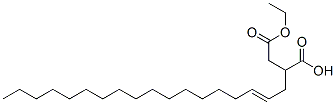 ethyl hydrogen 2-octadecenylsuccinate Structure