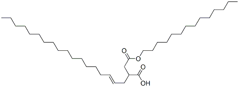 tetradecyl hydrogen 2-octadecenylsuccinate  Structure