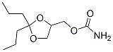 (2,2-dipropyl-1,3-dioxolan-4-yl)methyl carbamate Structure